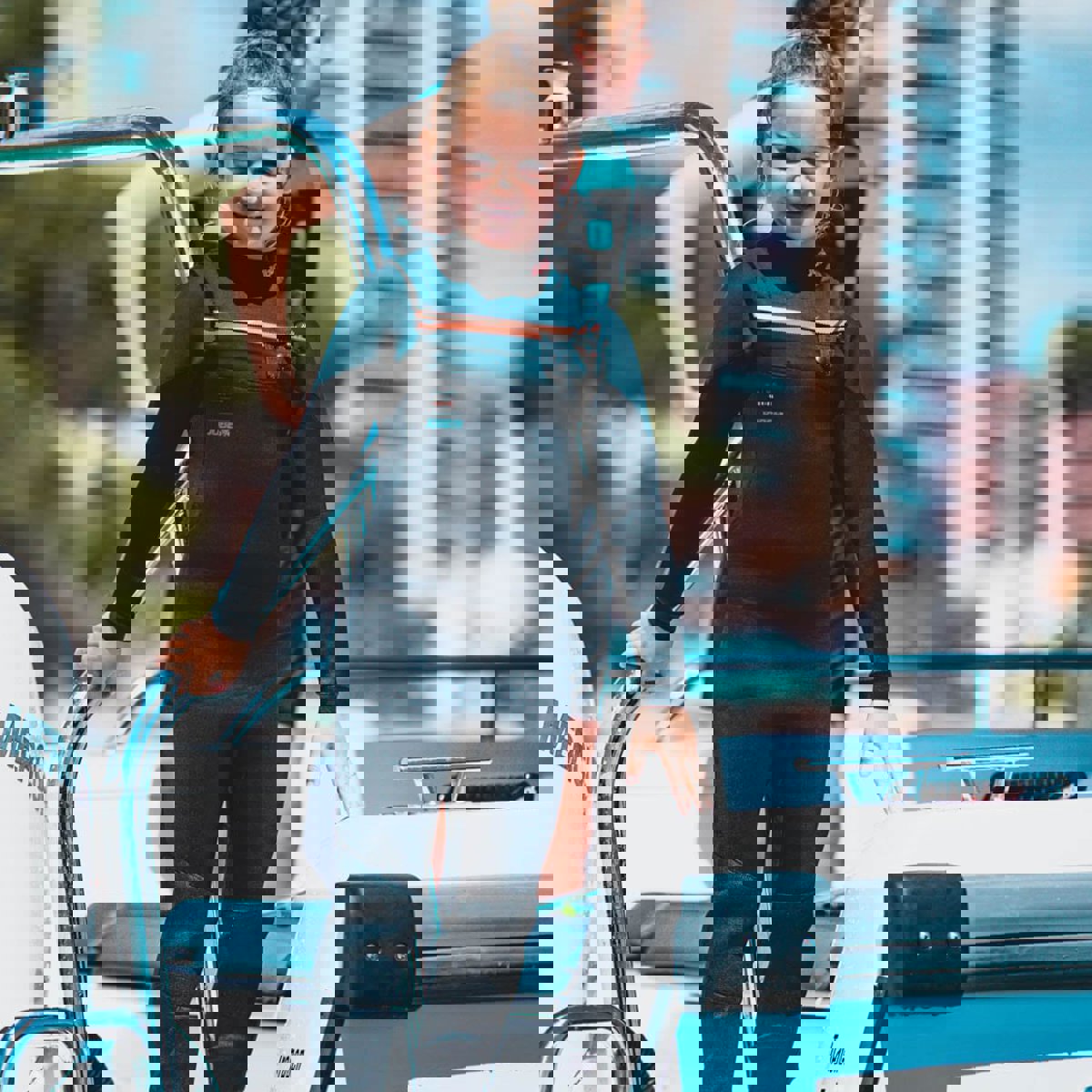 Jobe Malmo 5/3mm combinaison enfant gris/orange 7