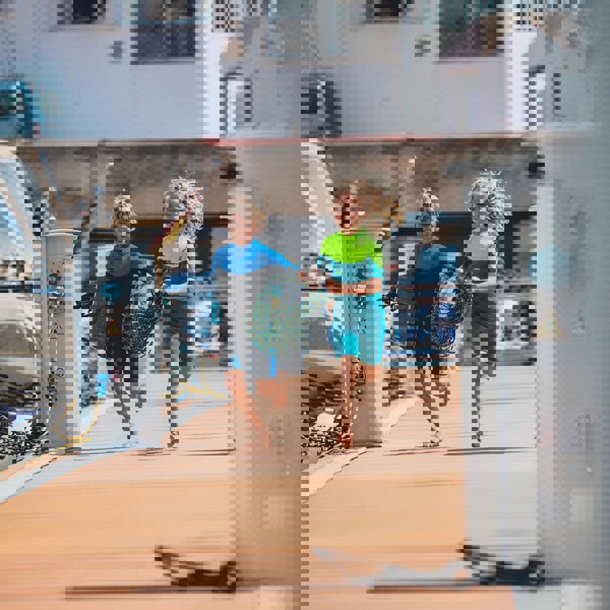 Jobe Boston 2mm combinaison shorty enfant bleu 6