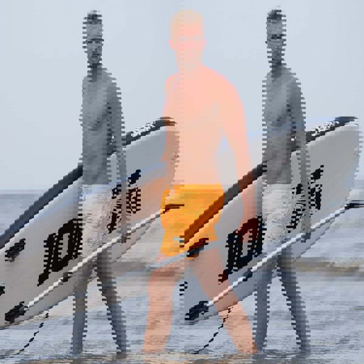 Jobe short de bain homme orange 8