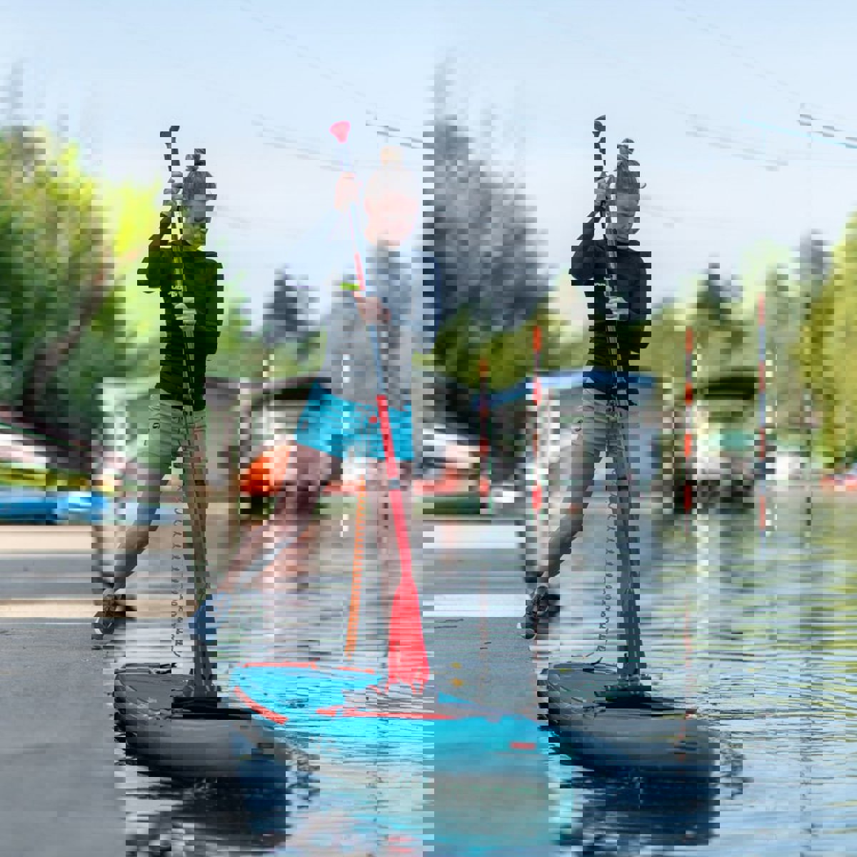 Jobe boardshort femme Aqua Sky 8