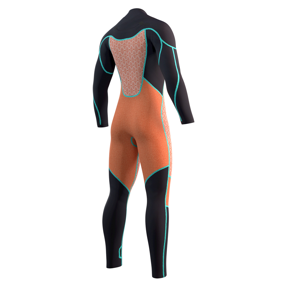 Mystic Majestic Fullsuit 5/3mm bleu nuit fermeture avant combinaison homme 4