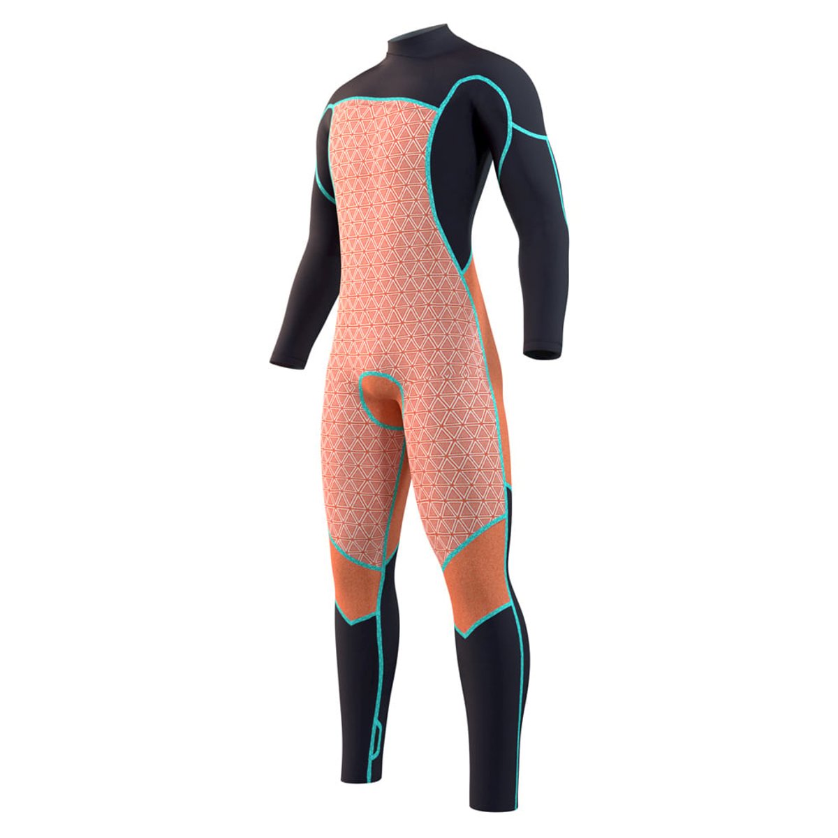 Mystic Majestic Fullsuit 5/3mm bleu nuit fermeture avant combinaison homme 7