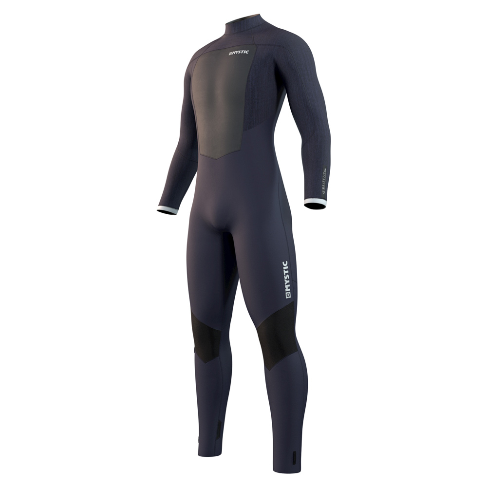 Mystic Majestic Fullsuit 5/3mm bleu nuit fermeture dos combinaison homme foto 1