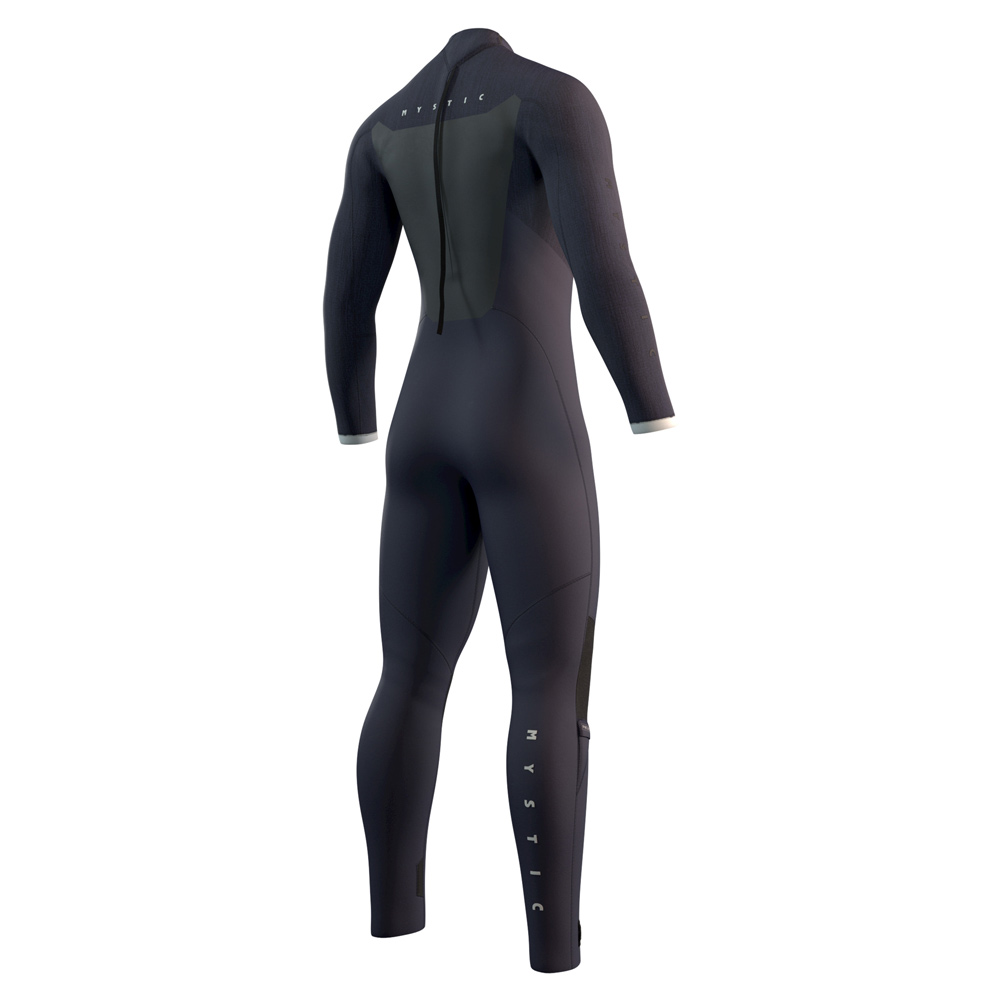 Mystic Majestic Fullsuit 5/3mm bleu nuit fermeture dos combinaison homme 2