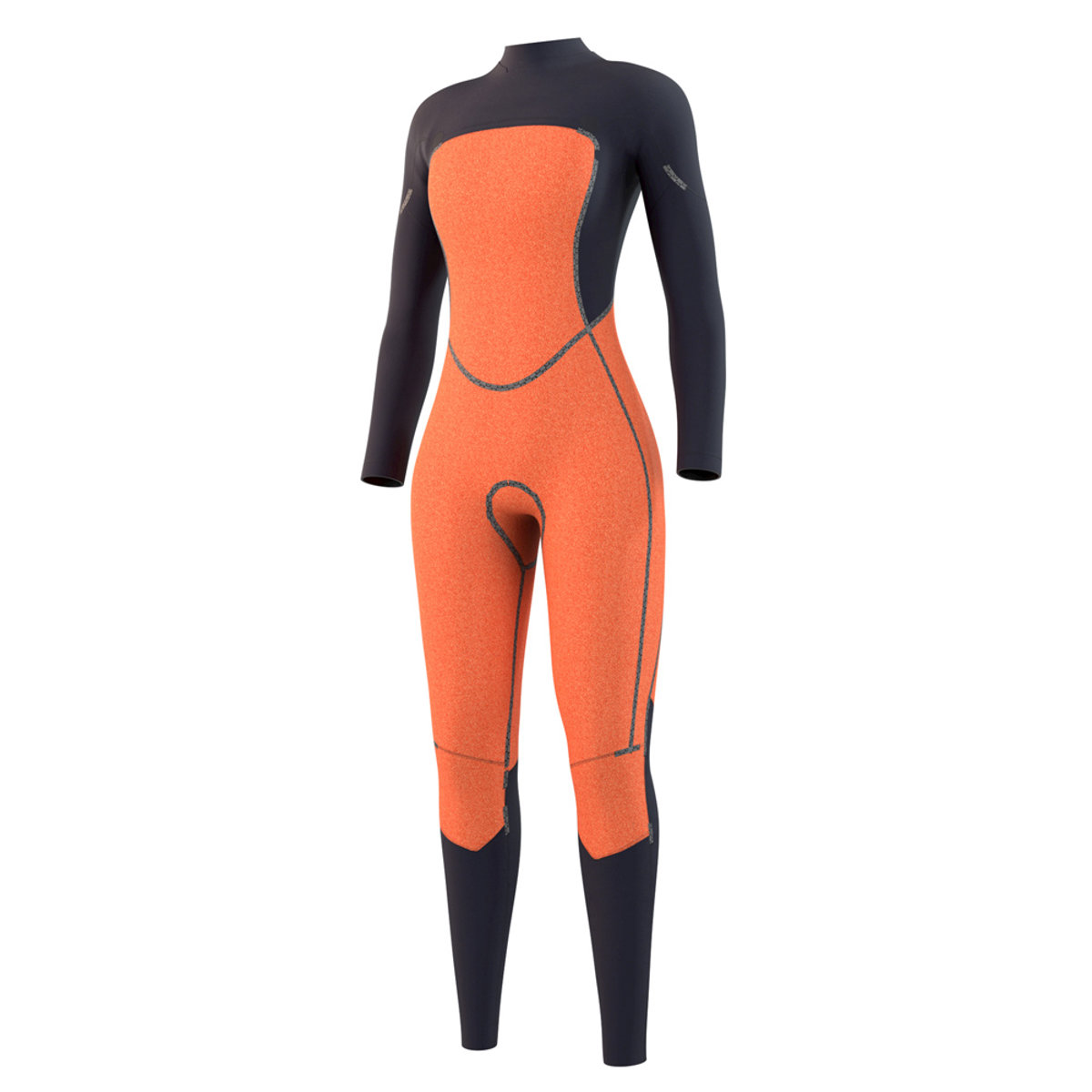 Mystic Dazzled Fullsuit 5/3mm noir double fermeture avant combinaison femme 5