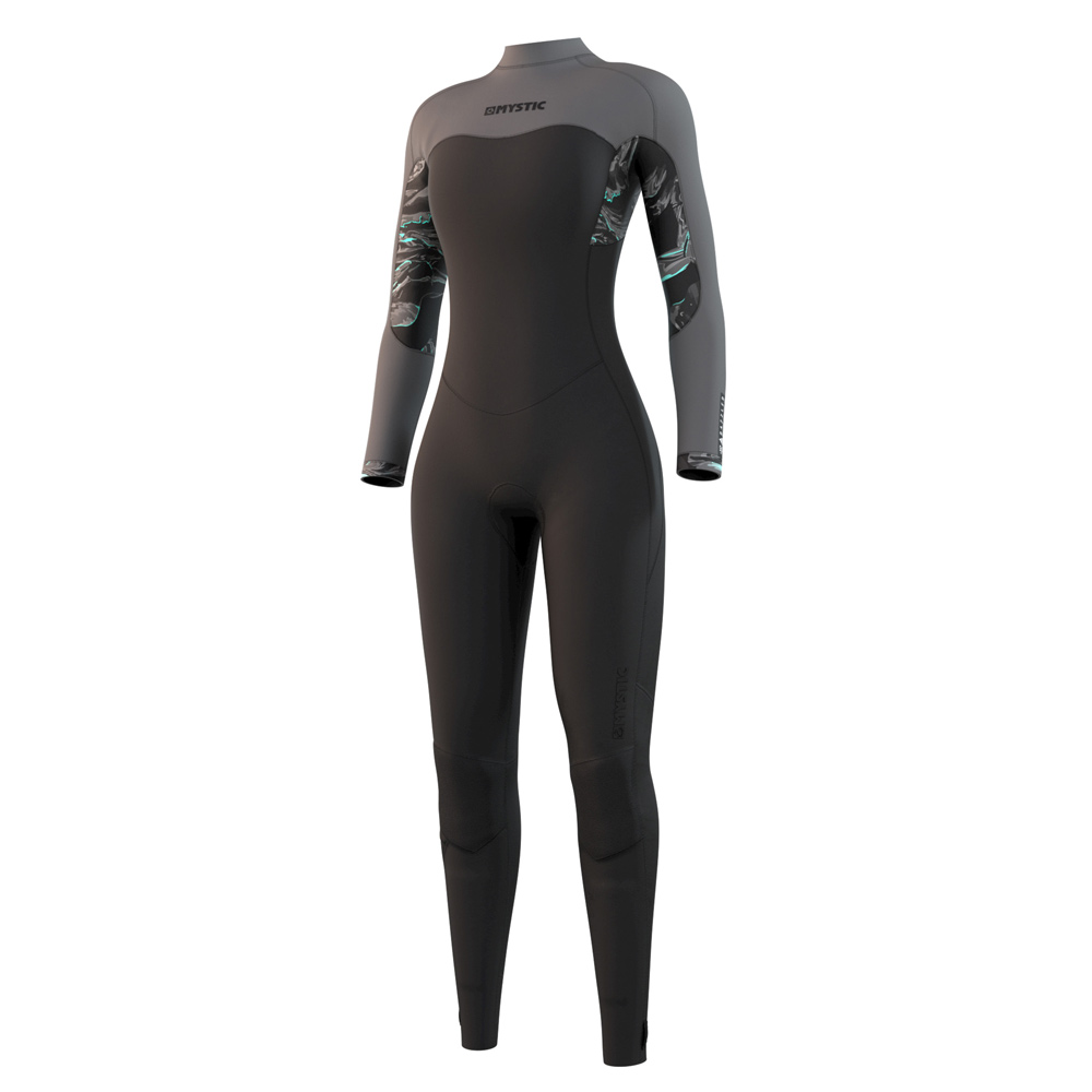 Mystic Dazzled Fullsuit 5/3mm noir fermeture dos combinaison femme foto 1