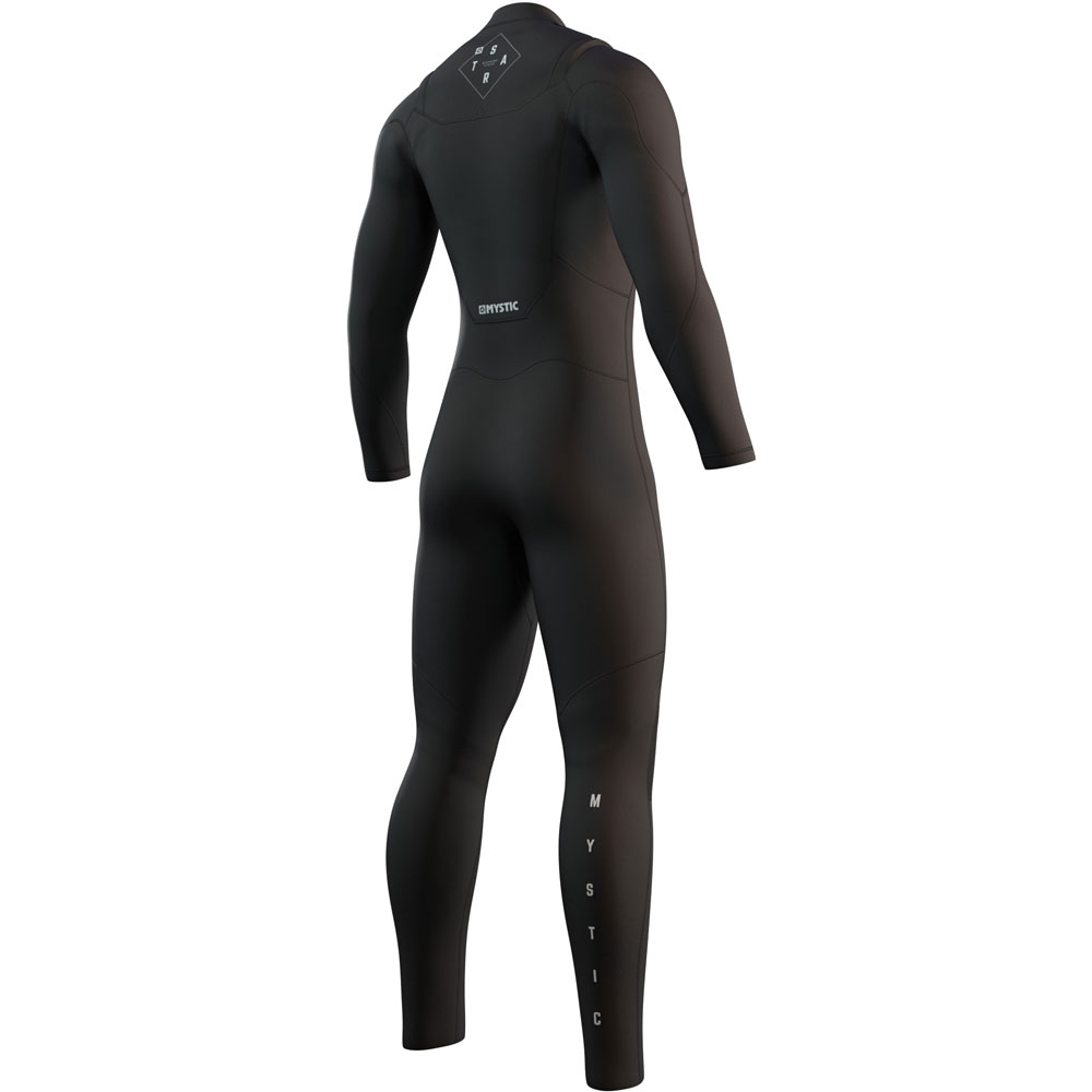 Mystic Star Fullsuit 4/3mm noir double fermeture avant combinaison homme 2