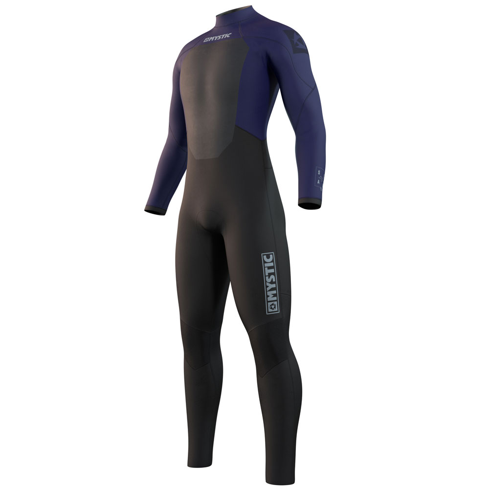 Mystic Star Fullsuit 3/2mm bleu nuit fermeture dos combinaison homme foto 1