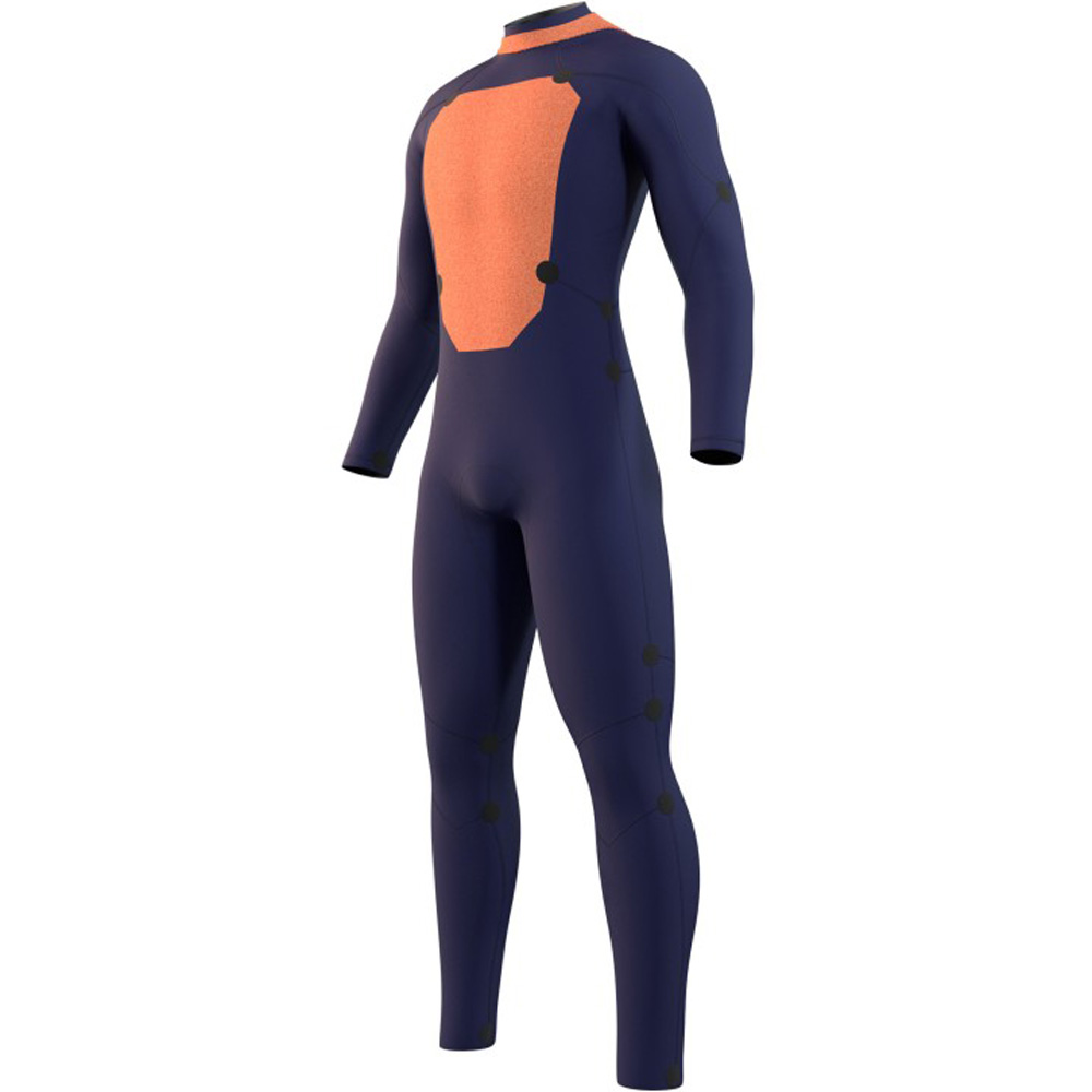 Mystic Star Fullsuit 3/2mm bleu nuit fermeture dos combinaison homme 3