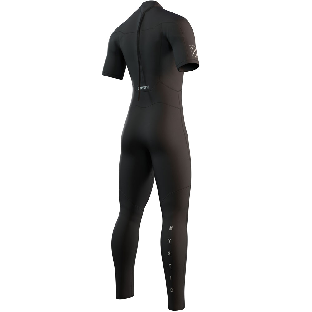 Mystic Brand Shortarm 3/2mm flatlock combinaison homme noire 2
