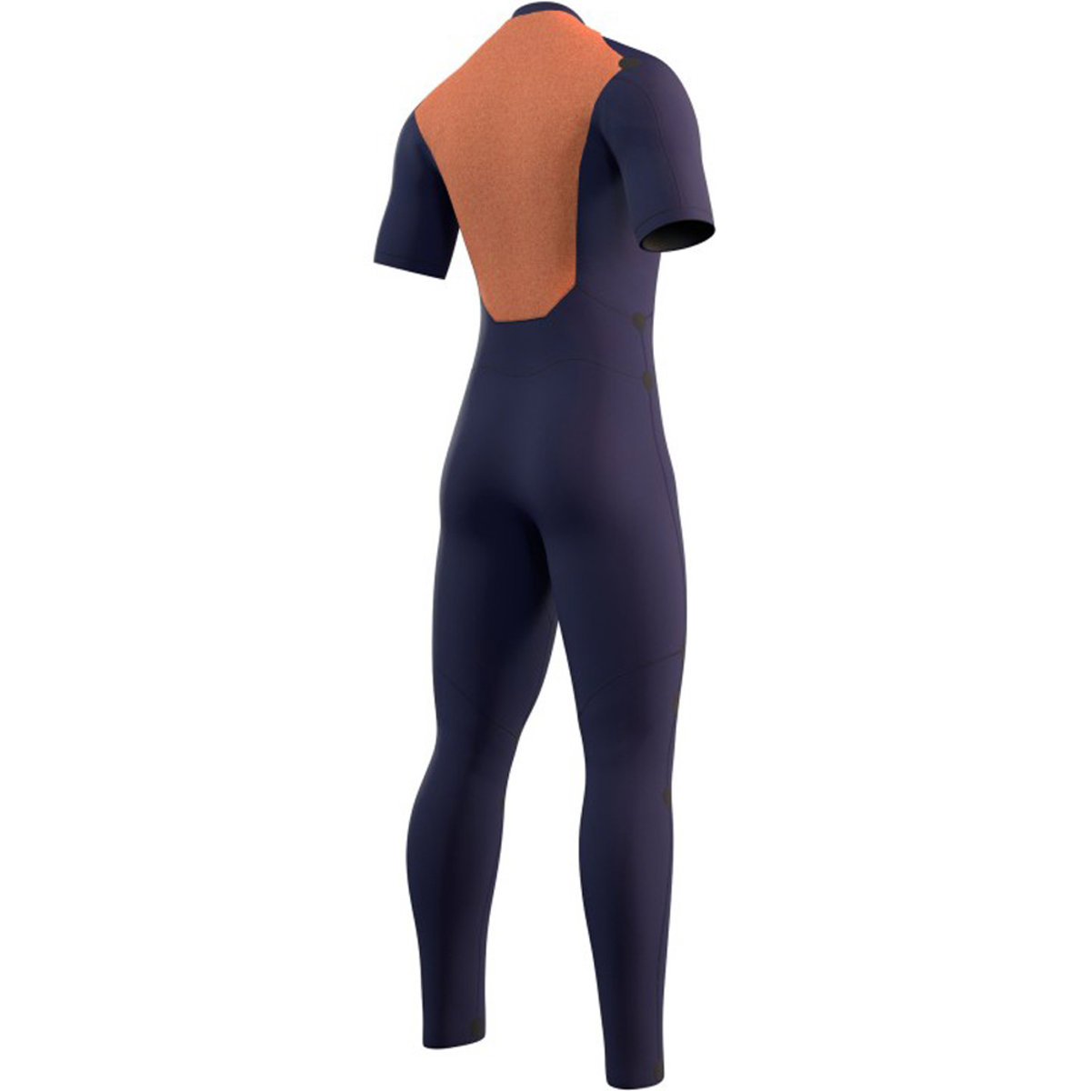 Mystic Star Fullsuit 3/2mm noir manches courtes fermeture dos combinaison homme 6