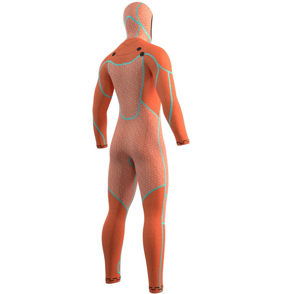 Mystic Voltt Hooded fullsuit 6/4/3 mm homme fermeture dos noir 7
