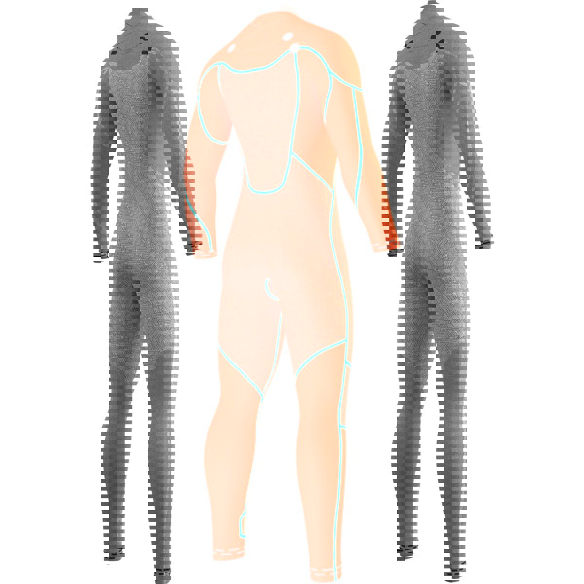 Mystic Voltt fullsuit 5/4/3mm homme fermeture buste noir 5