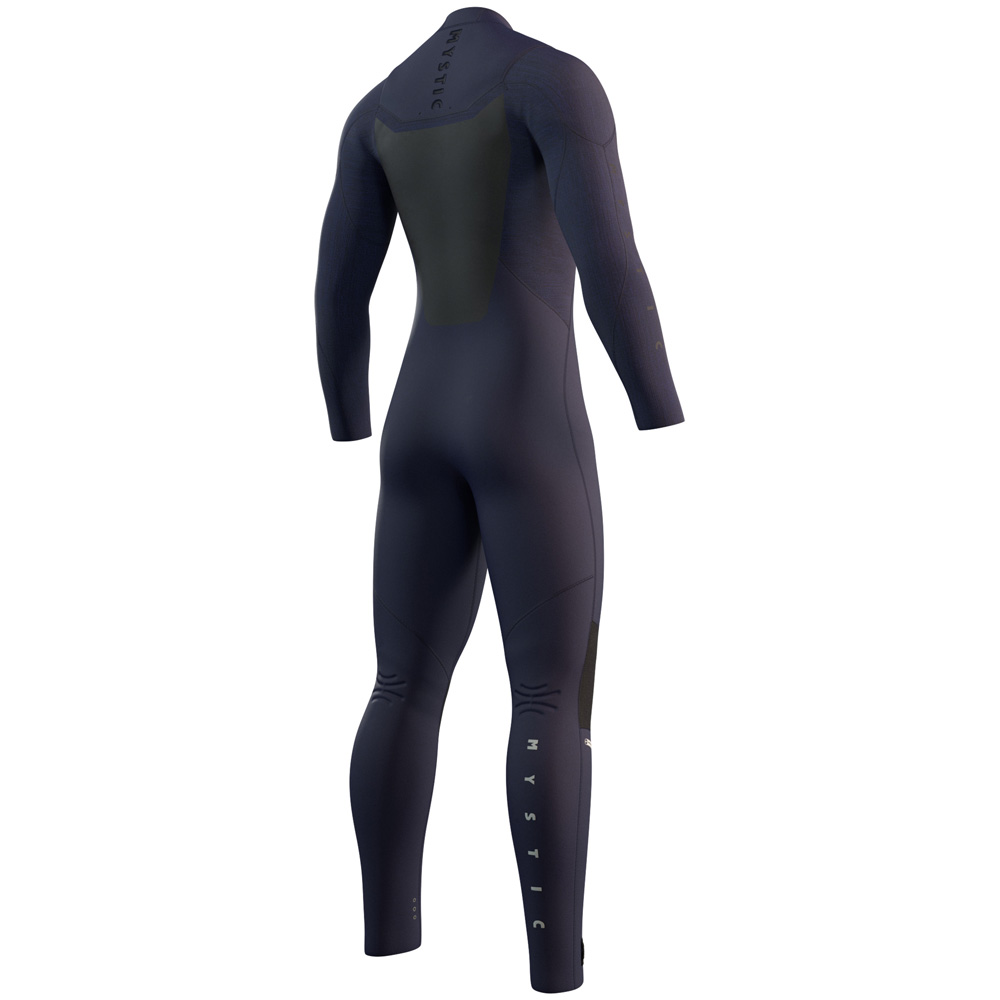 Mystic Majestic fullsuit 3/2mm homme fermeture buste bleu nuit 2