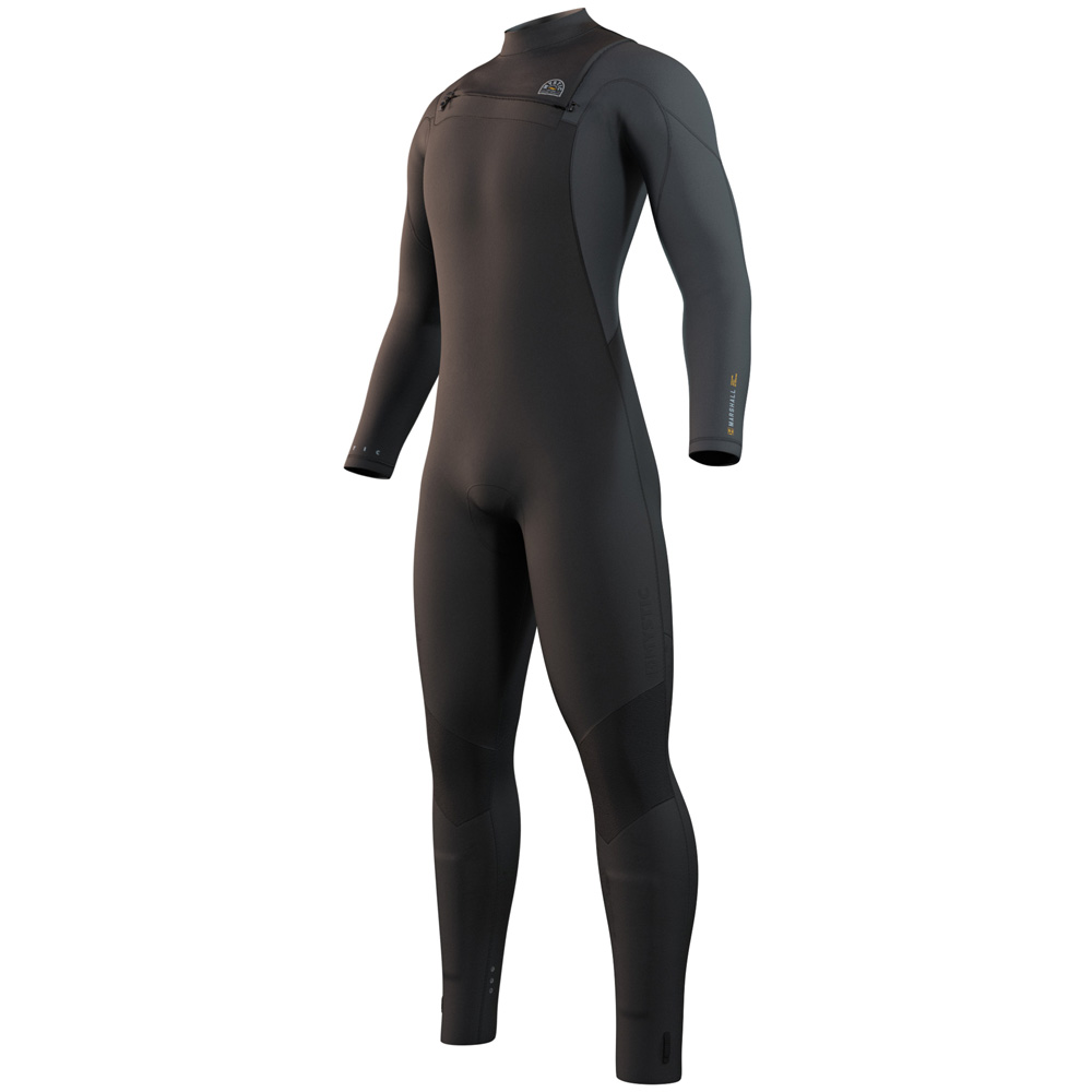 Mystic Marshall fullsuit 5/3 mm homme fermeture buste noir/gris foto 1