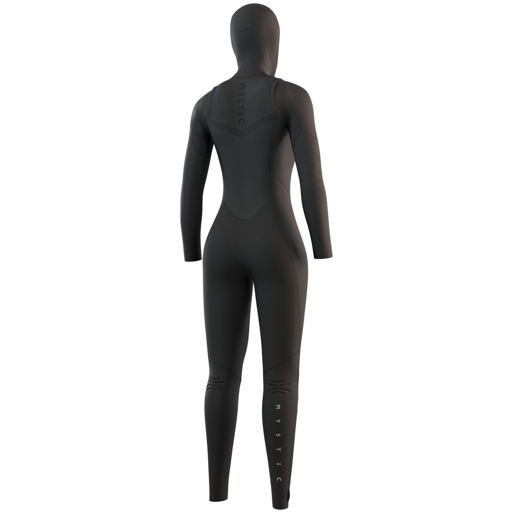 Gem Hooded fullsuit 6/4/3mm femme double fermeture noir