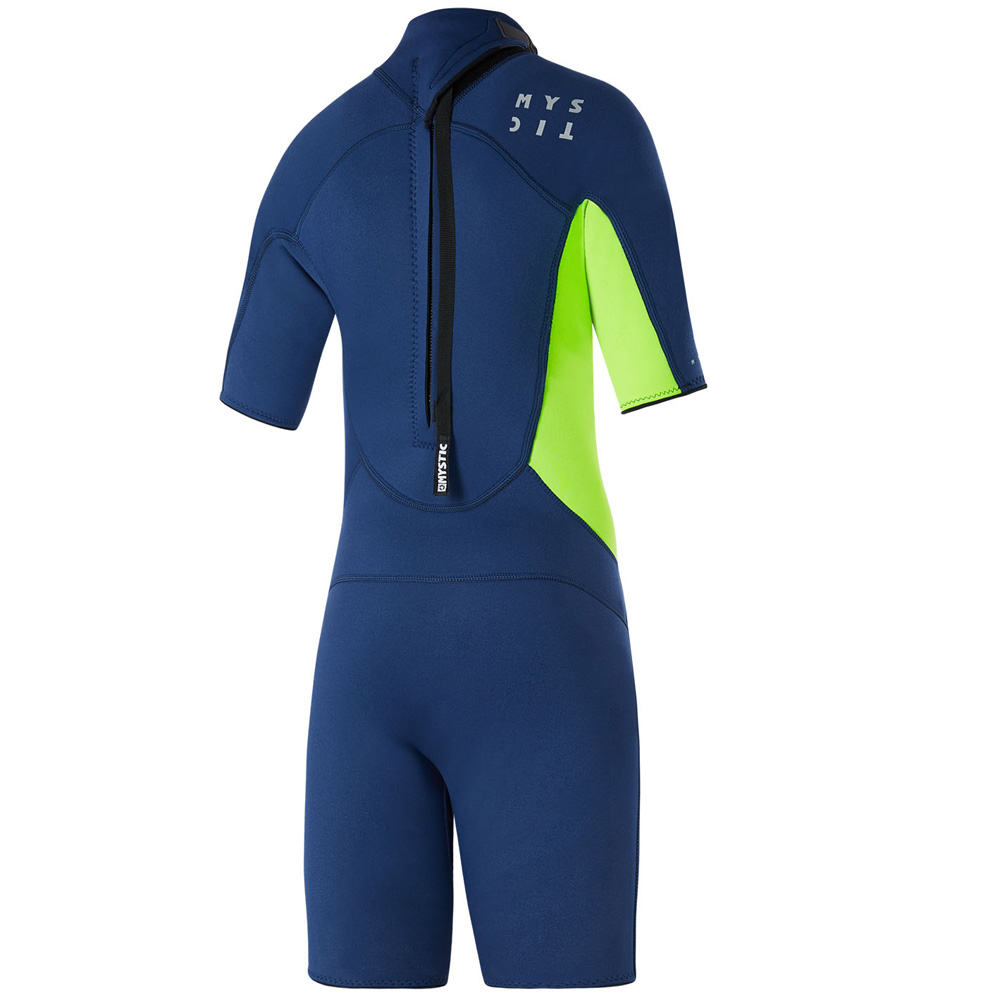 Star Shorty 3/2mm Flatlock enfant fermeture dos bleu nuit