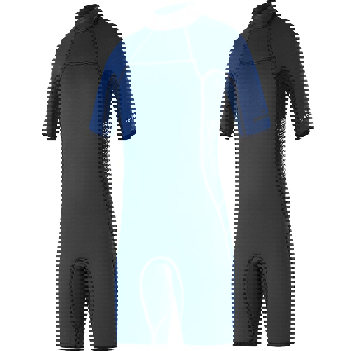 Mystic Star Shorty 3/2mm Flatlock enfant fermeture dos bleu nuit 5