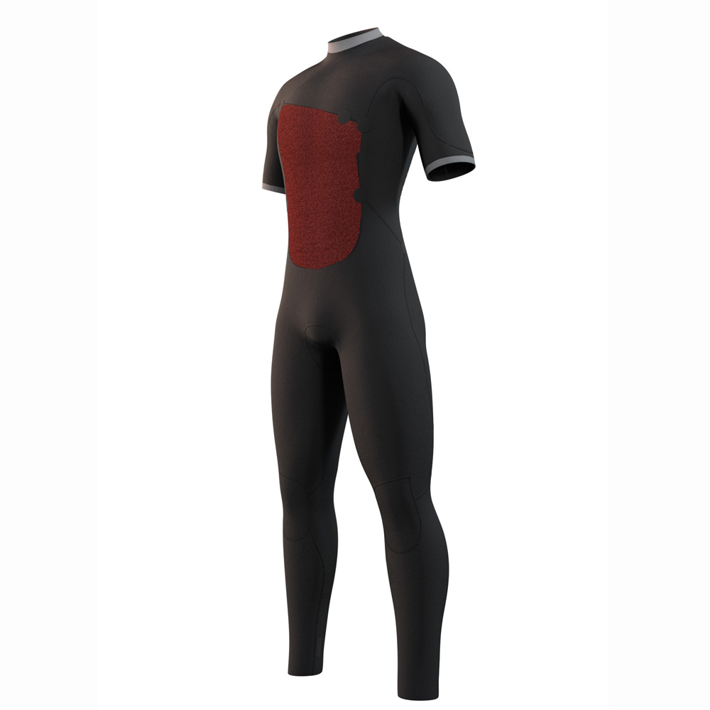 Mystic The One Shortarm 3/2 Zipfree homme noir 3