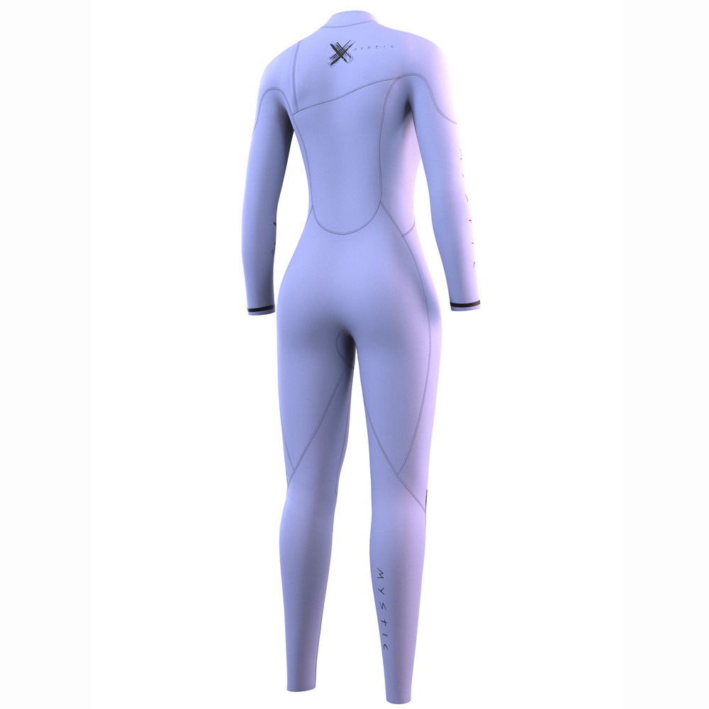Mystic The One fullsuit 3/2mm Zipfree femme lila 2