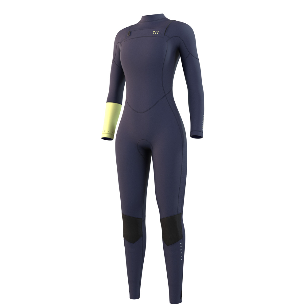 Mystic Dazzled fullsuit 3/2mm femme double fermeture bleu nuit foto 1