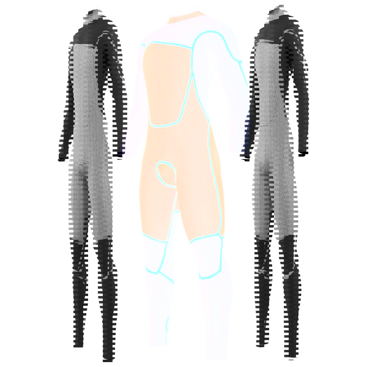 Mystic Majestic fullsuit combinaison homme 5/4mm fermeture dos noir 6