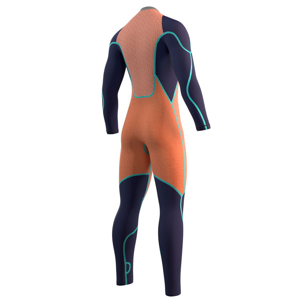 Mystic Majestic fullsuit combinaison homme 4/3mm fermeture dos noir 4