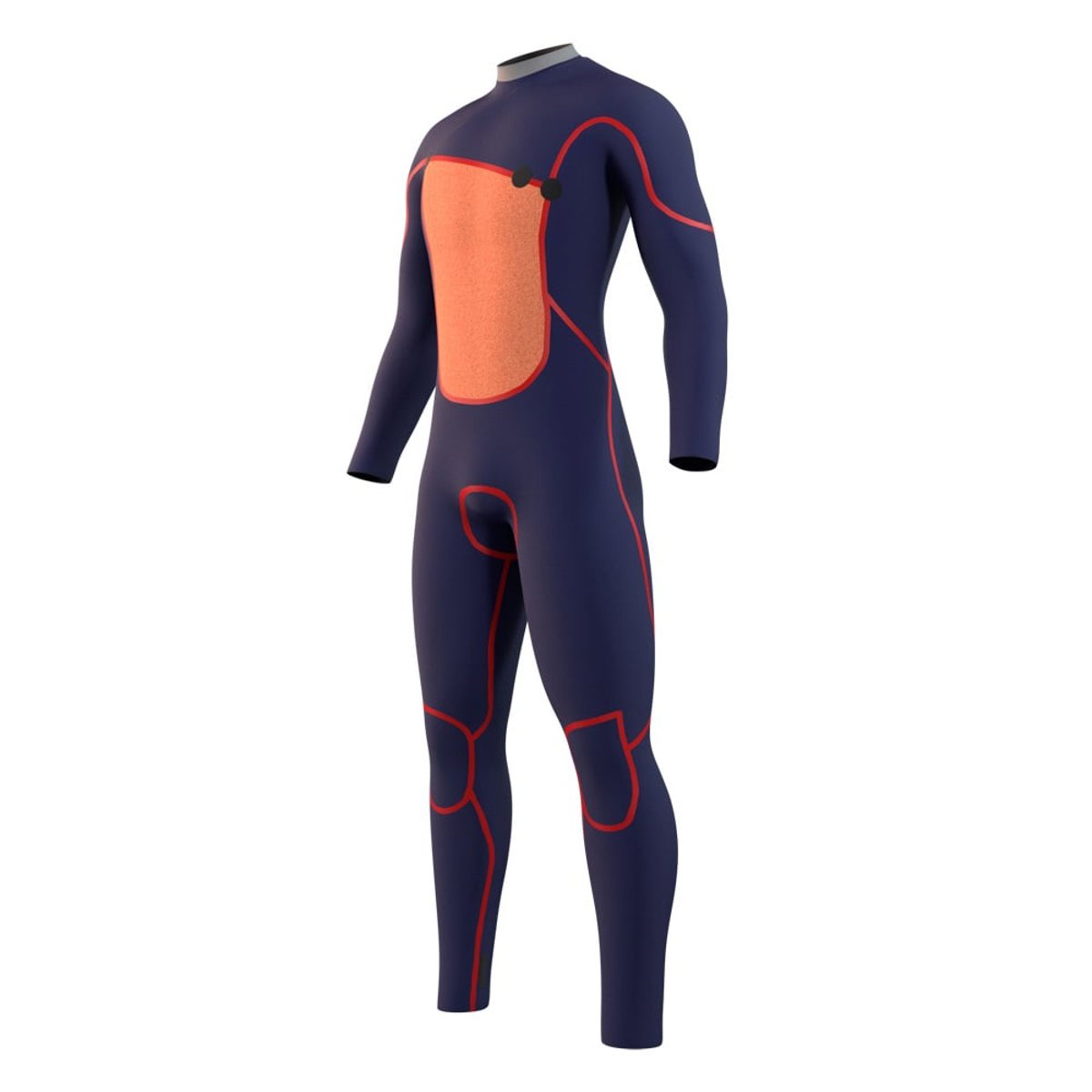 Mystic The One fullsuit combinaison homme 4/3mm Zipfree noir 5