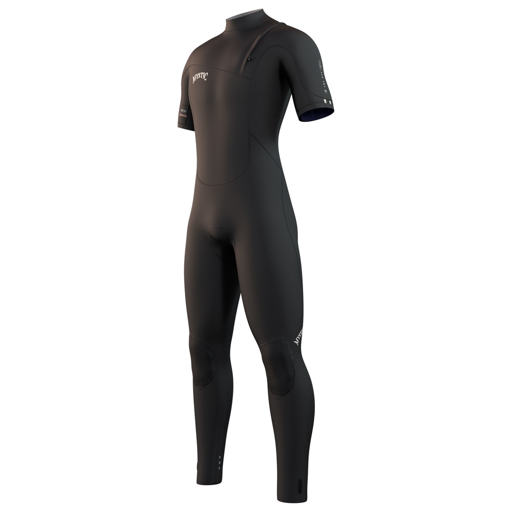 Mystic The One Shortarm 3/2mm combinaison homme zipfree noir 3