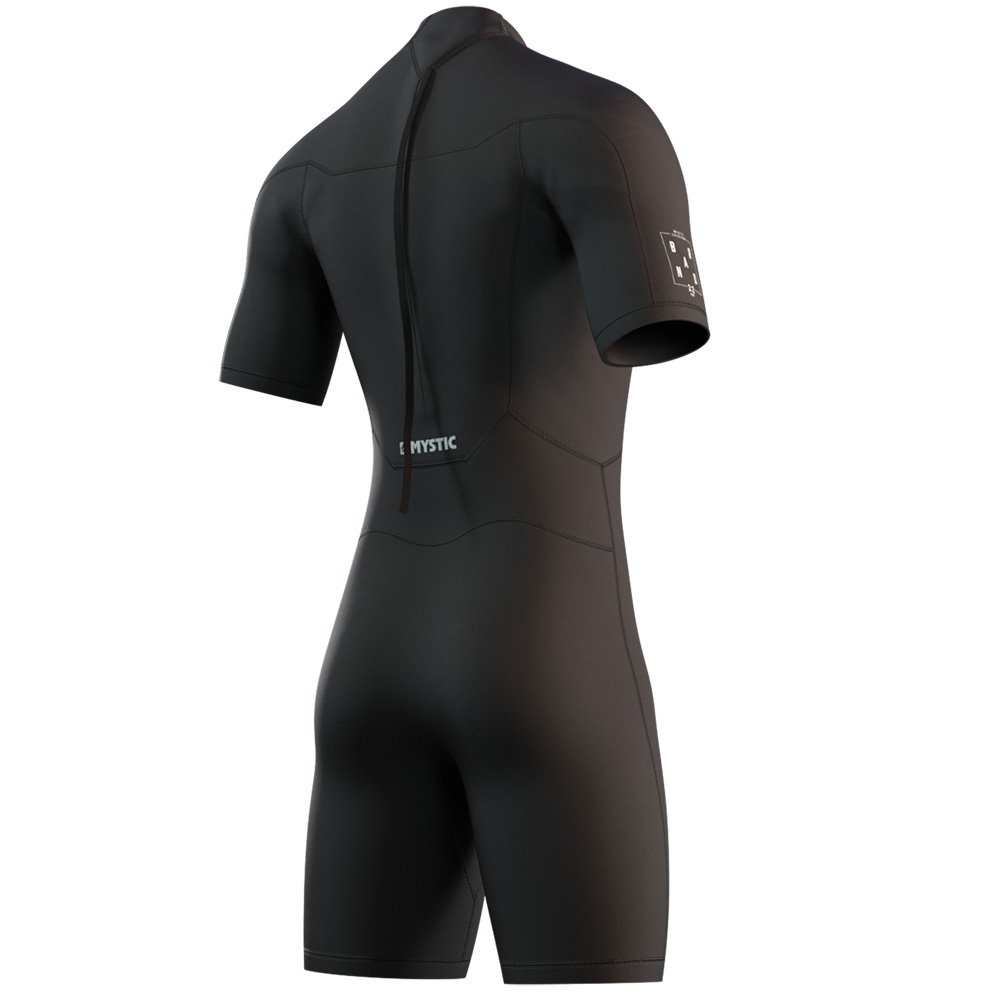 Mystic Brand shorty wetsuit 3/2 rugrits homme noir 2