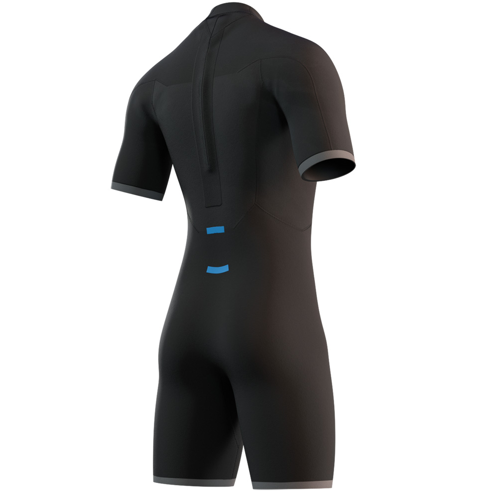 Mystic Brand shorty wetsuit 3/2 rugrits homme noir 4