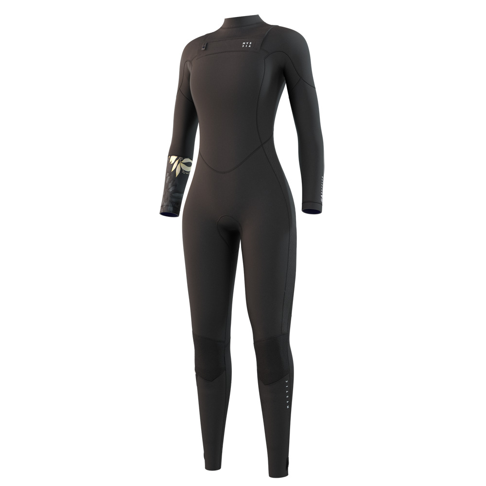 Mystic Dazzled fullsuit 4/3 mm femme noir fermeture buste foto 1