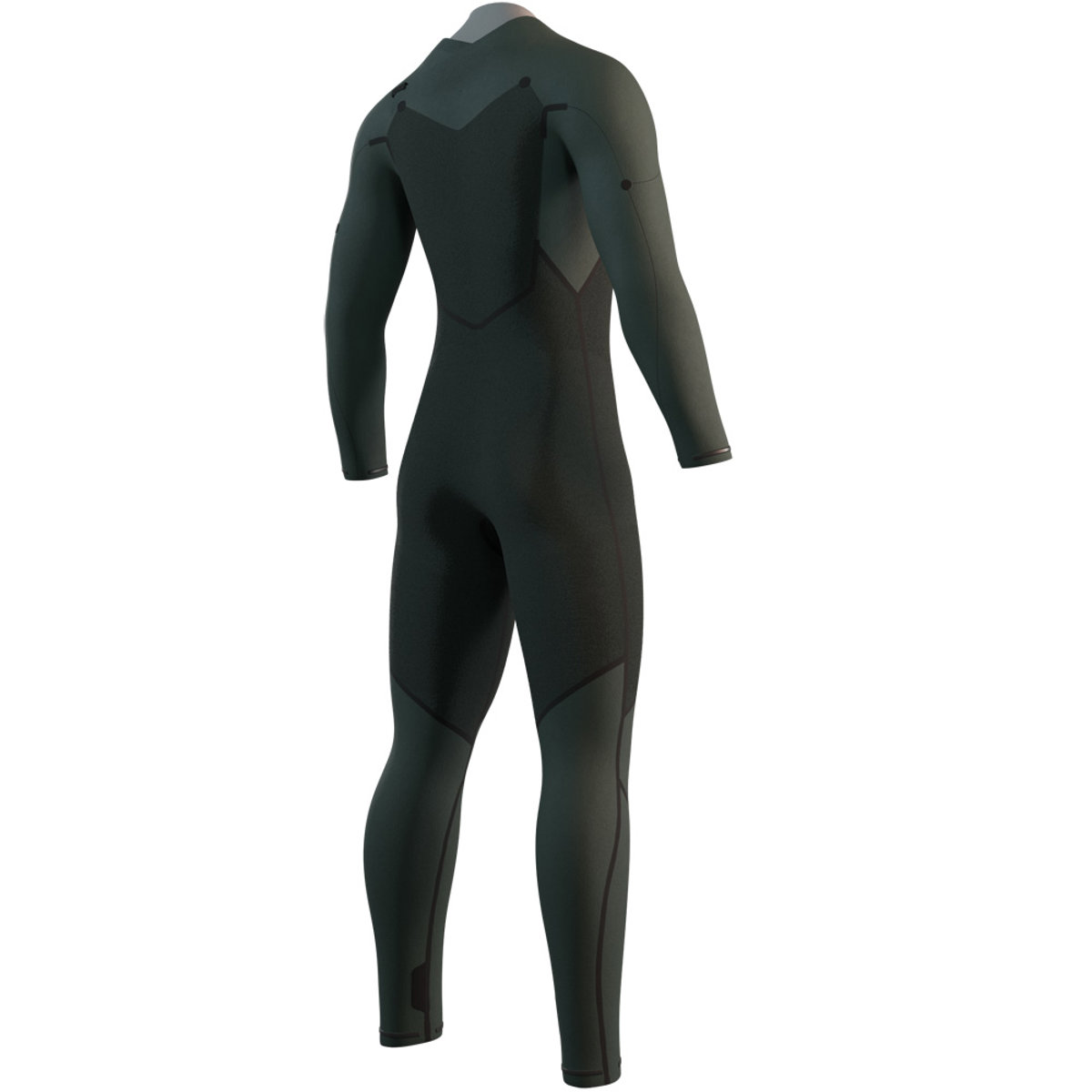 Mystic Motion Fullsuit 5/3mm combinaison homme beige avec fermeture avant 8
