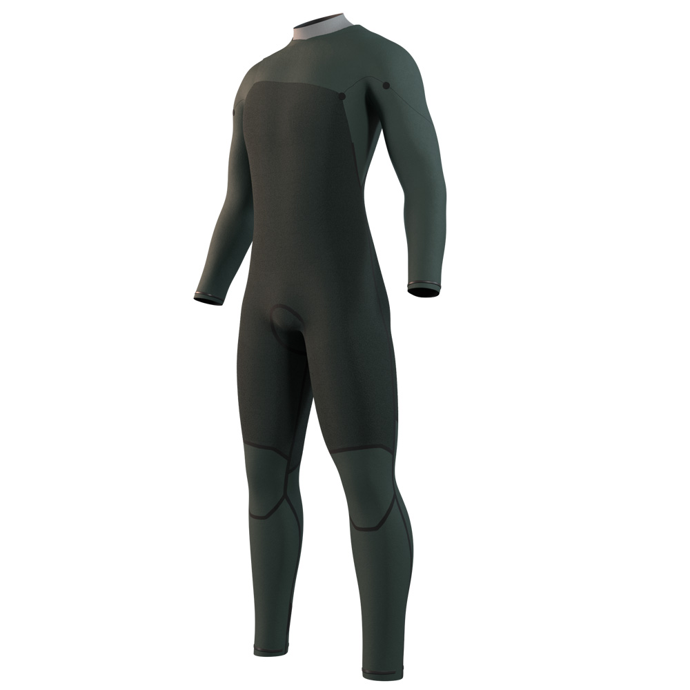 Mystic Motion Fullsuit 5/3mm combinaison homme noire avec fermeture avant 3