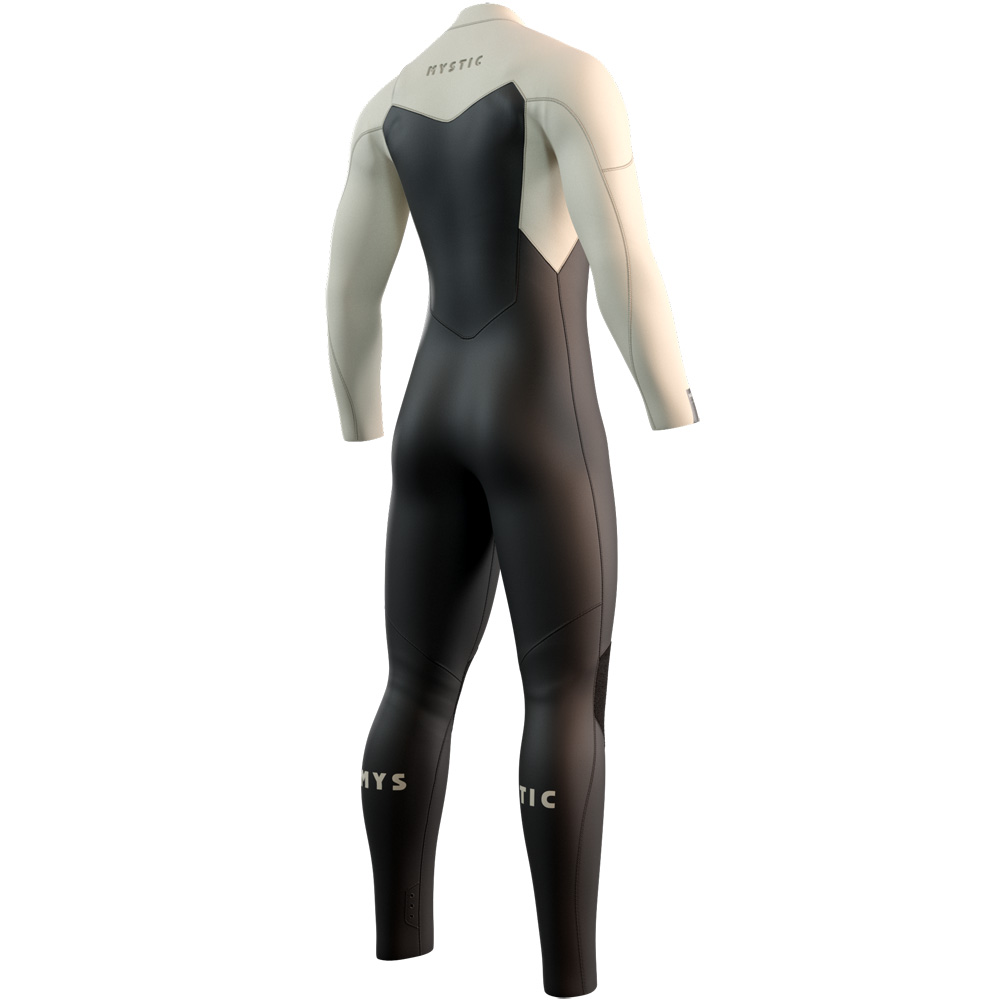 Mystic Motion Fullsuit 5/3mm combinaison homme noir/sable avec fermeture avant 2