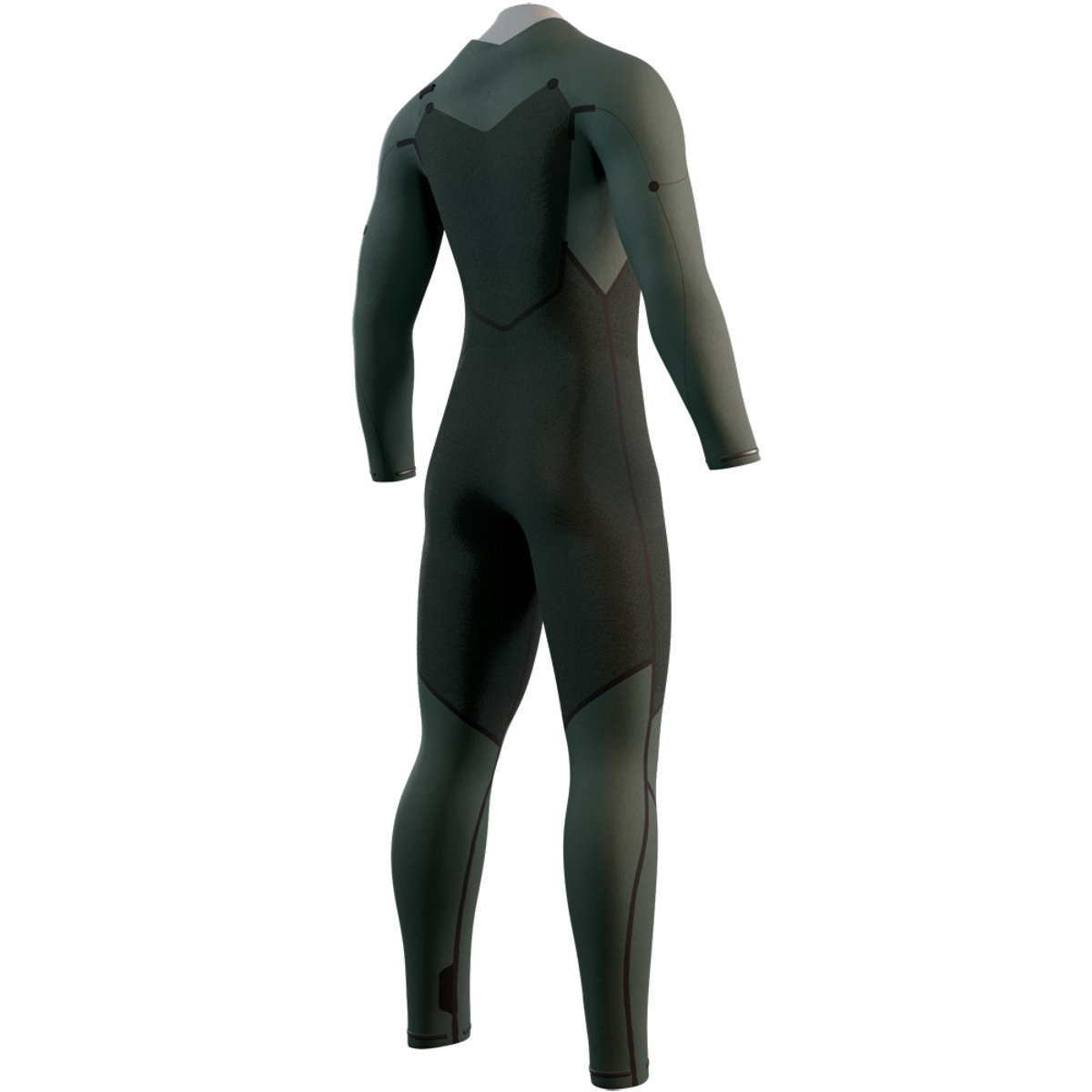 Mystic Motion Fullsuit 5/3mm combinaison homme noir/sable avec fermeture avant 5