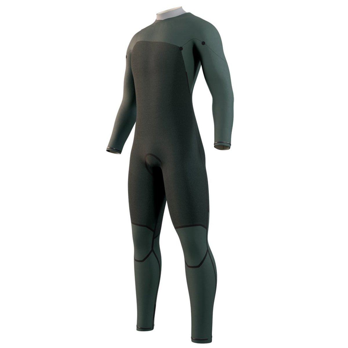 Mystic Motion Fullsuit 5/3mm combinaison homme noir/sable avec fermeture avant 7