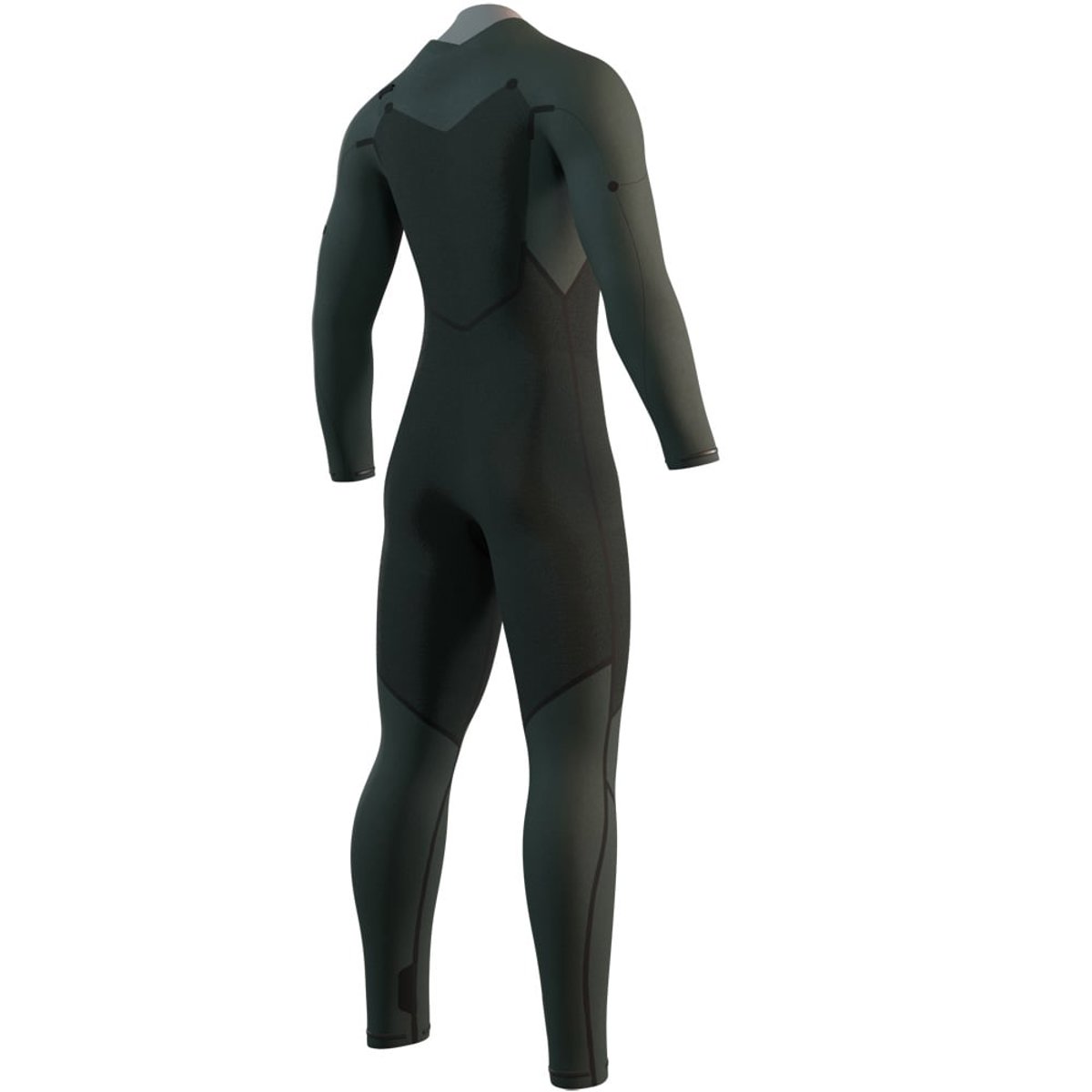 Mystic Motion Fullsuit 3/2mm combinaison homme noire avec fermeture avant 5