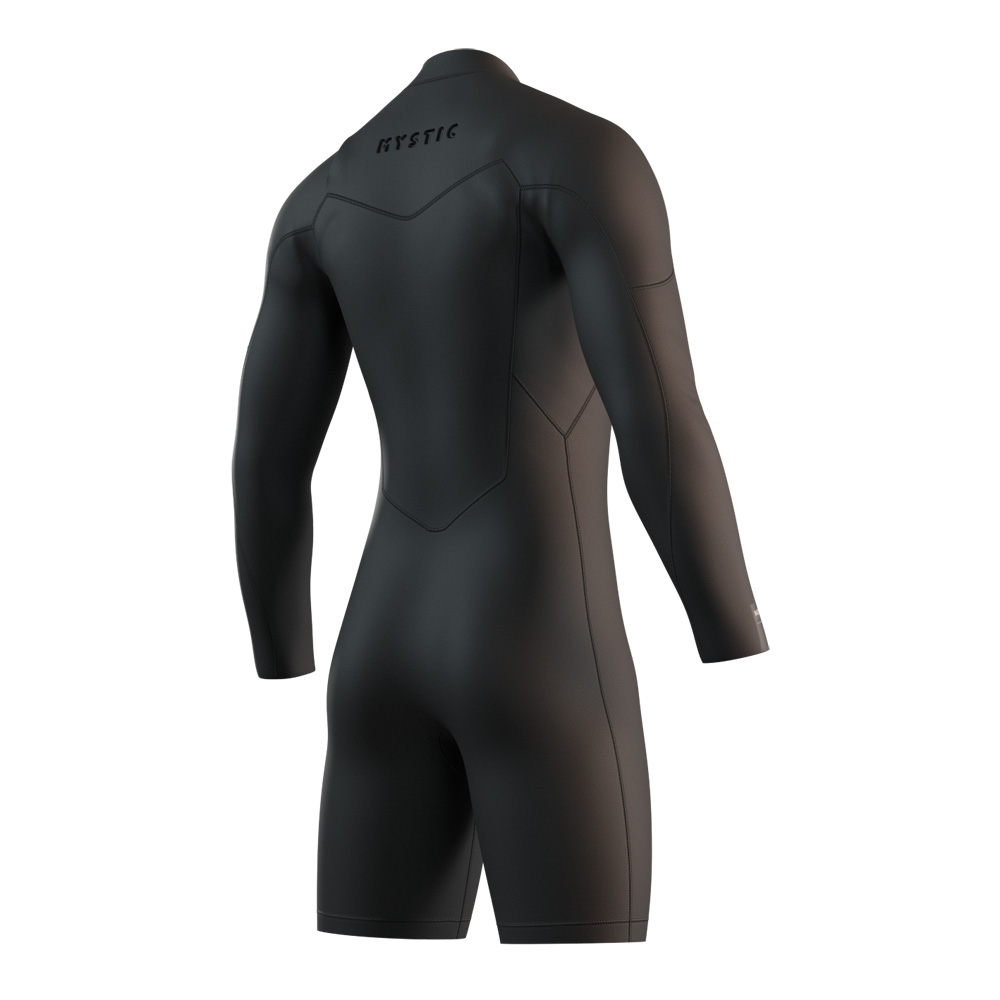 Mystic Motion longarm shorty 3/2 mm borstrits heren zwart 2