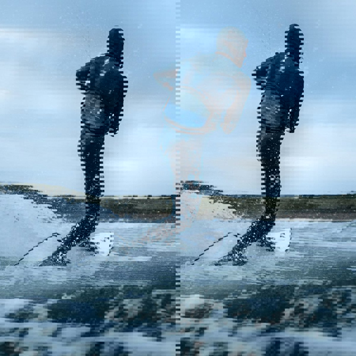 Mystic Star Fullsuit 5/3mm combinaison homme bleue foncé avec fermeture avant 10