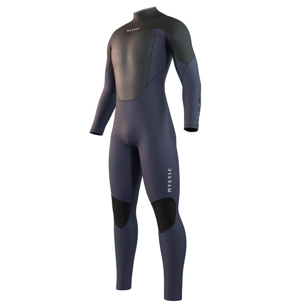 Mystic Star Fullsuit 5/3mm combinaison homme bleue foncé avec fermeture dorsale foto 1
