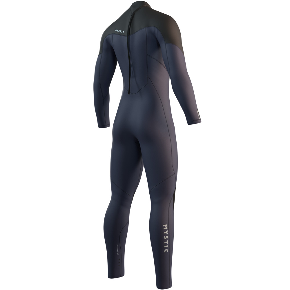 Mystic Star Fullsuit 5/3mm combinaison homme bleue foncé avec fermeture dorsale 2