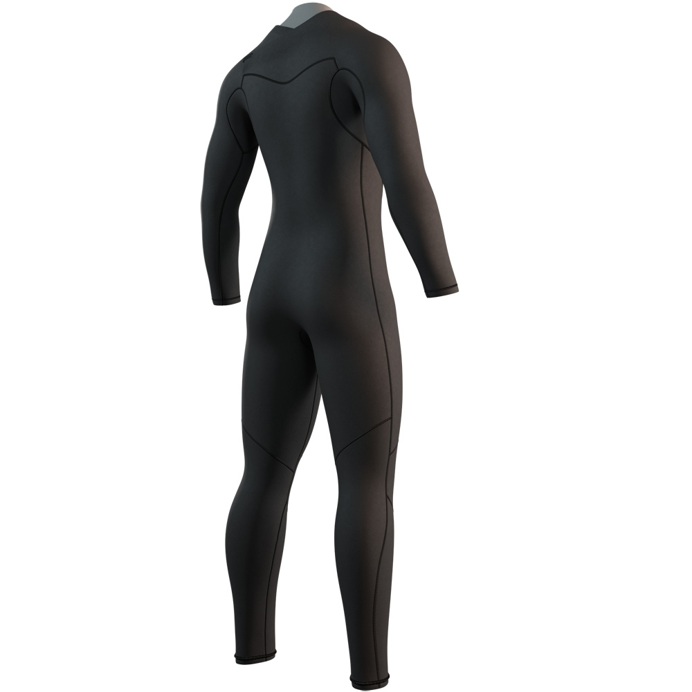 Mystic Brand Fullsuit 3/2mm combinaison homme noire avec fermeture avant 4