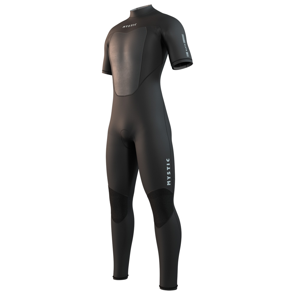Brand Shortarm 3/2mm combinaison homme noire avec fermeture dorsale