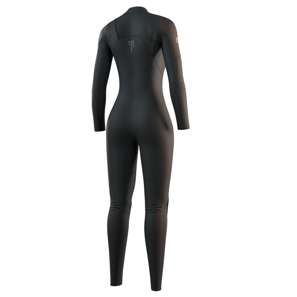 Mystic Evolve Fullsuit 4/3mm combinaison femme noire avec fermeture avant 2