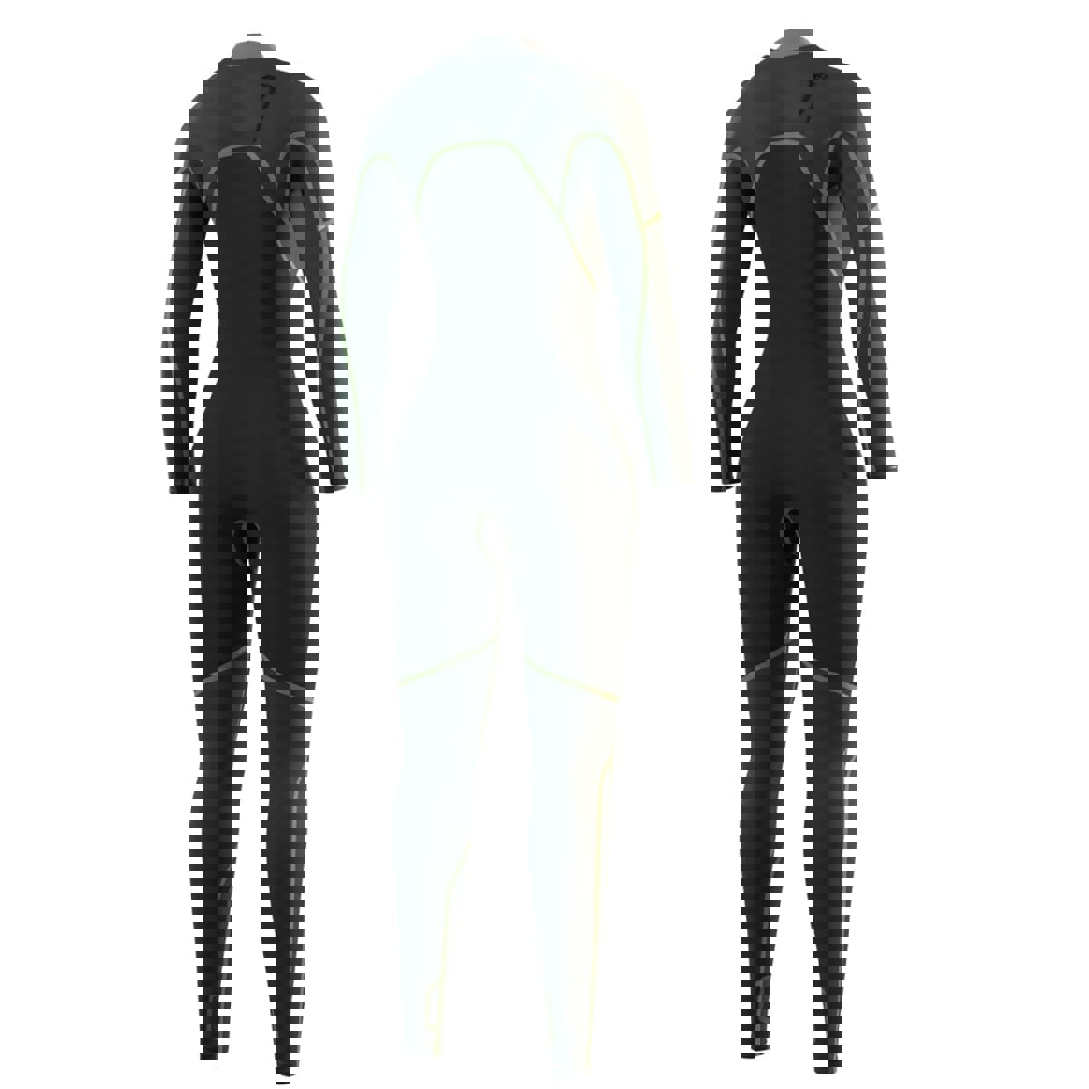 Mystic Evolve Fullsuit 3/2mm combinaison femme noire avec fermeture avant 6