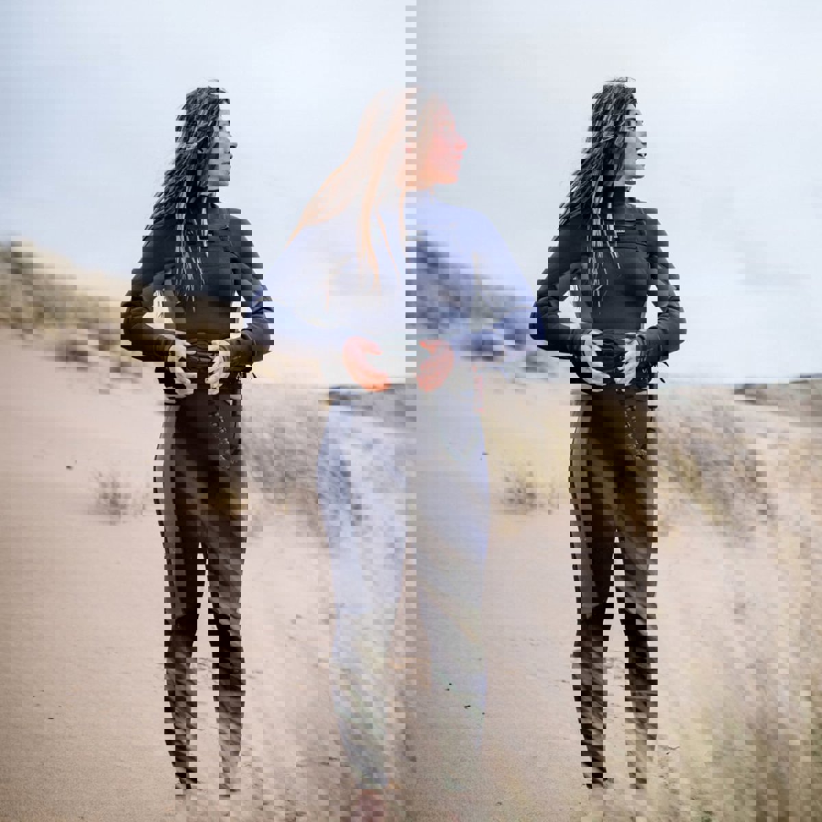 Mystic Haven Fullsuit 5/3mm combinaison femme violette avec double fermeture avant 14