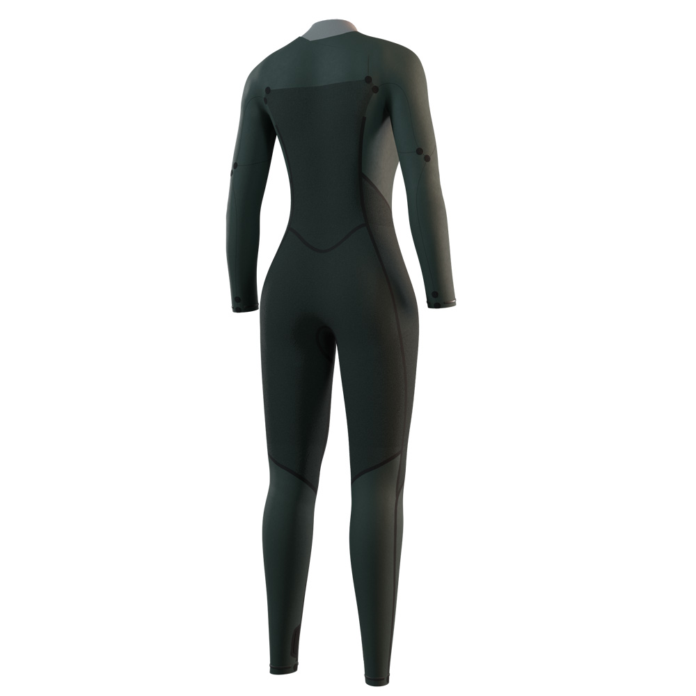 Mystic Haven Fullsuit 3/2mm combinaison femme violette avec double fermeture avant 4