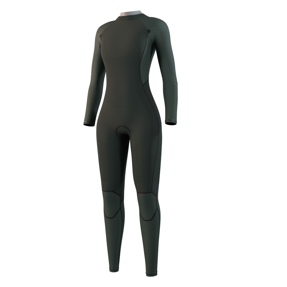 Mystic Haven Fullsuit 5/3mm combinaison femme noire avec fermeture dorsale 3