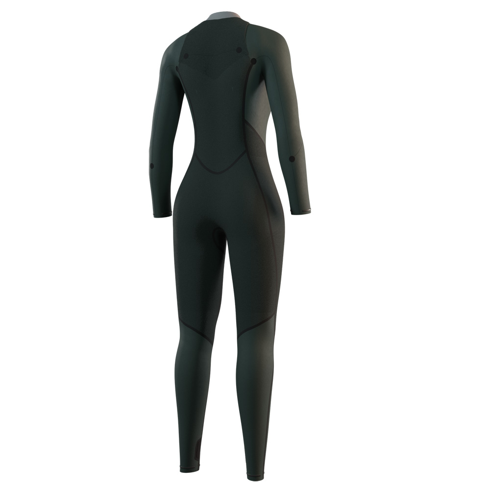 Mystic Haven Fullsuit 5/3mm combinaison femme noire avec fermeture dorsale 4